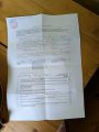 The front of a Russian security form, given to Holmes to keep with SRT #9 during his travels in Tuva.